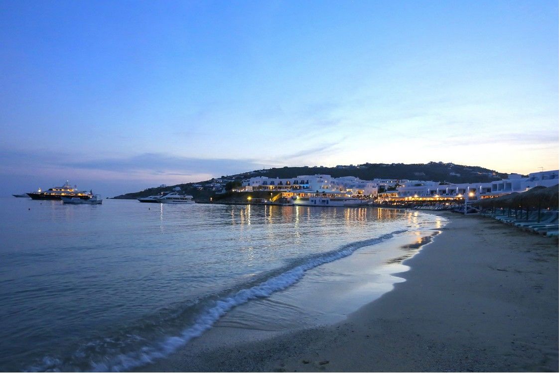 Mykonos Palace Beach Hotel Mykonos Town Exterior foto